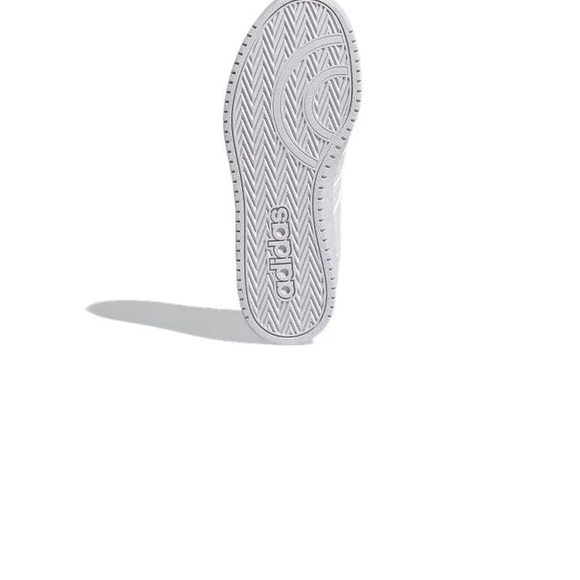 Adidas Neo Adidas Womens Hoops 2.0 Cloud White/Grey Badsketball Shoe Low - Picture 13 of 16
